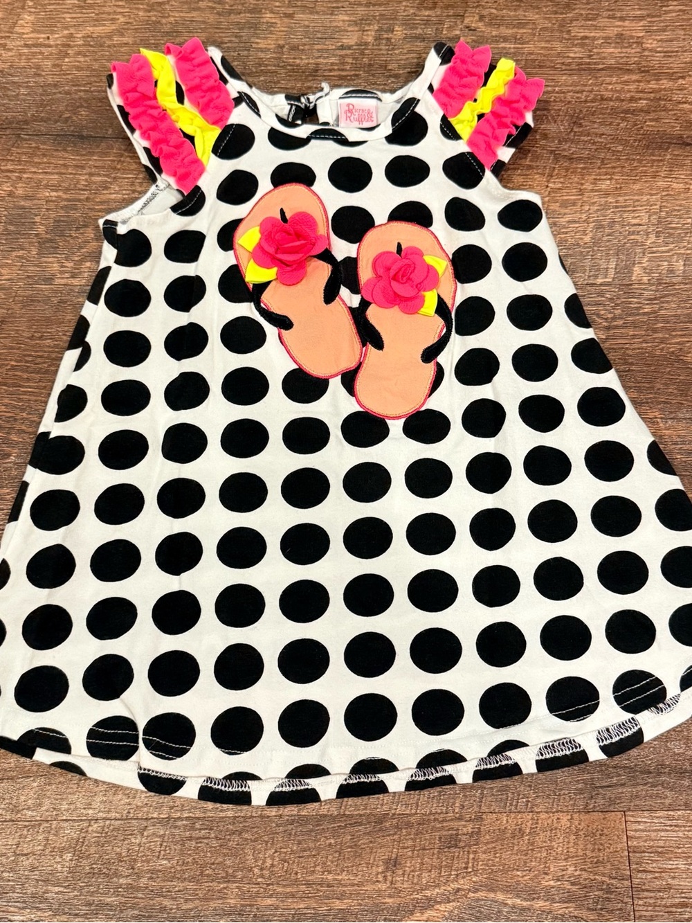 Ricrac & Ruffles dress tunic size 5